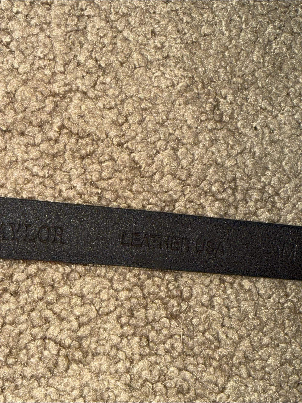 Ann Taylor Leopard Print Faux Fur Skinny Belt with Black Buckle